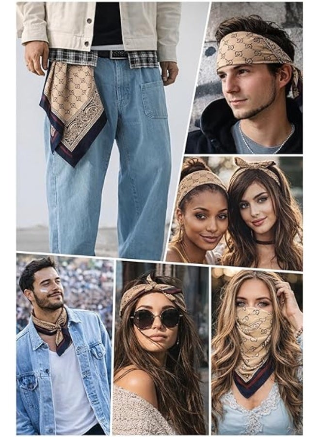 بندانا متعددة الاستخدامات للجنسين – وشاح رأس وغطاء رقبة وغطاء وجه ومنديل عملي للرياضة والاستخدام اليومي - Image 3