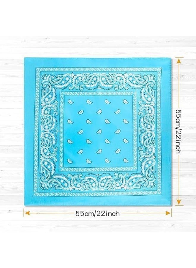 بندانا متعددة الاستخدامات للجنسين – وشاح رأس وغطاء رقبة وغطاء وجه ومنديل عملي للرياضة والاستخدام اليومي - Image 4