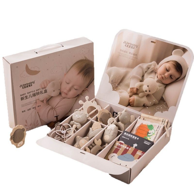 Newborn Baby Gift Set 0-3 Years Teether Rattle Mobile - Image 1