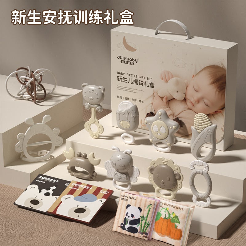 Newborn Baby Gift Set 0-3 Years Teether Rattle Mobile - Image 2