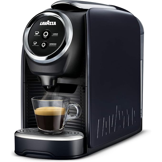 Lavazza BLUE Classy Mini Single Serve Espresso Coffee Machine LB 300, 5.3" x 13" x 10.2" 2 Coffee selections: simple touch controls, 1 programmable free dose and 1 pre-set - Image 1