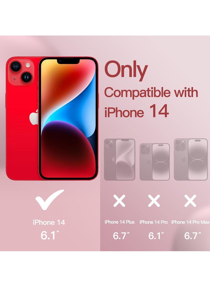 DUSALA iPhone 14 Case, Liquid Silicone Phone Case for iPhone 14 6.1 Inch, Colorful Silky-Soft Protective Cover (Red) - Image 2