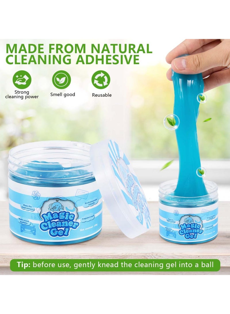 2Pack Car Cleaning Gel Gm Interior Cleaning Perfect Cleaning Kit Supplies Cleaning Desk, Keyboard Gap, Dust Remover For Men And Women - Image 4