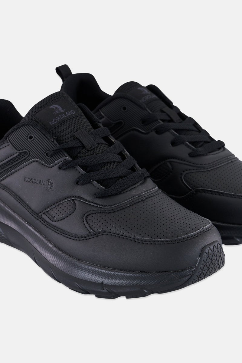 Nordland أحذية مشي للرجال برباط، سوداء - Image 3