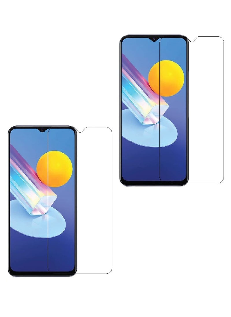 Super 2 Pieces Tempered Glass Screen Protector Clear Designed For vivo Y51a Full Screen Coverage And Bubble Free - Image 1