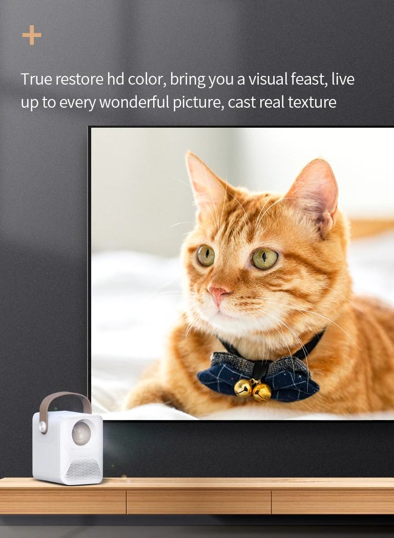 Umiio Portable HD WiFi Theatre Android TV Projector System For FIFA Special Indoor Outdoor Use  - Image 3