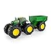 John Deere TOMY Monster Treads  John Deere Tractor Toy and Wagon  Includes Lights Sounds and Monster Truck Tires  John Deere Farm Toys  Ages 3 Years and Up - Image 4