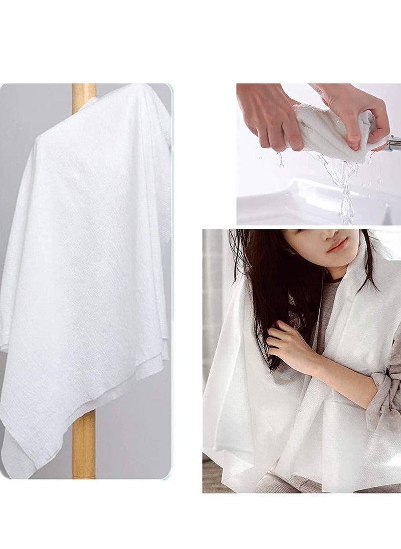 Y&D Disposable Bath TowelThicker Style Magic Compressed Towel Large Size Portable Washcloth Reusable for Travel Camping Hiking Outdoor Sports Beauty Salon（27.6in*55in, 5 PCS）  - Image 2