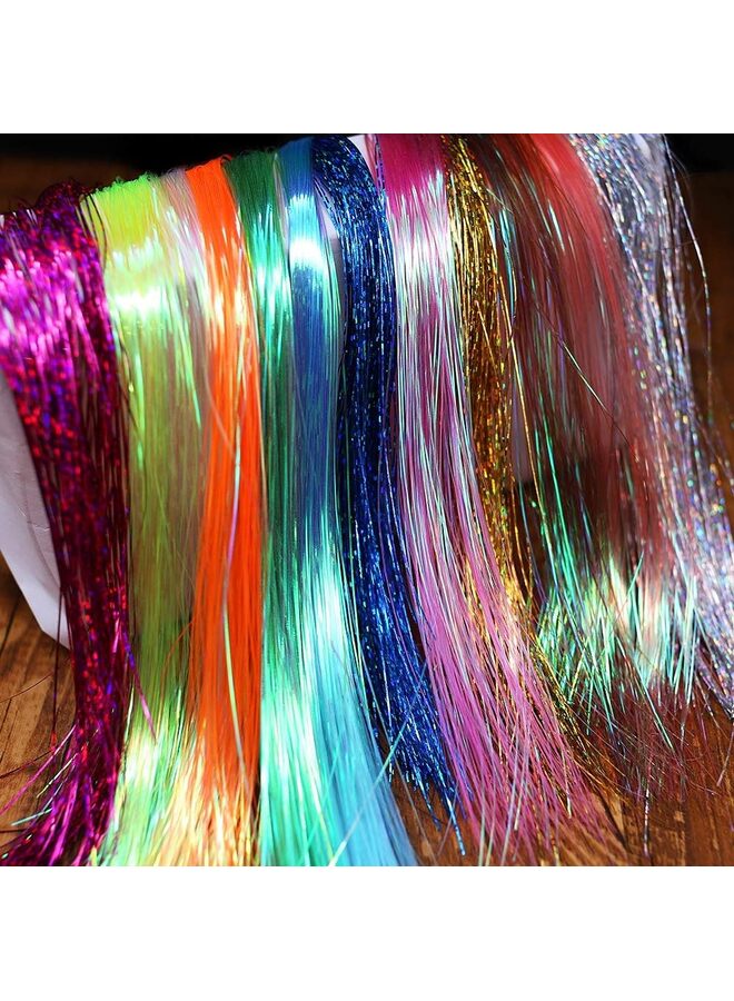 Generic 10 Pack Crystal Flash Line Fly Tying Material for Fishing Lure Flies (Size : B)  - Image 5