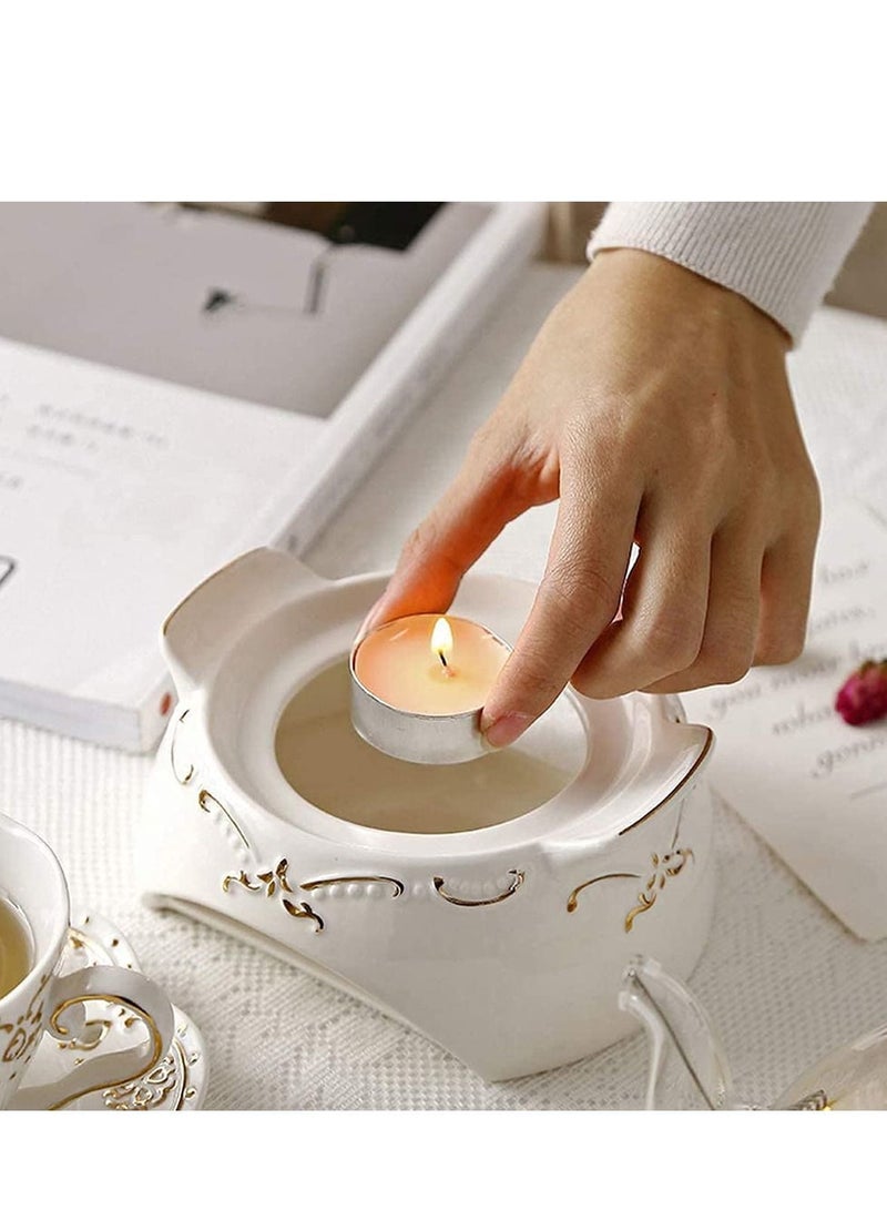 Aluminum Tea Lights Cups 100 Pcs, Metal Light Tins with Pcs Candle Wicks Empty Case Wax Containers for DIY Candles Making Supplies - Image 5