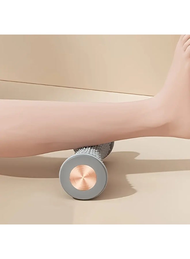 Foot Massage Roller Manual Foot Trainer for Relieve Plantar Fasciitis Heel & Foot Arch Pain and Deep Tissue Massage Multi-Functional Feet Massages Foot Trigger Point Therapy Reflexology Tool Gray - Image 4