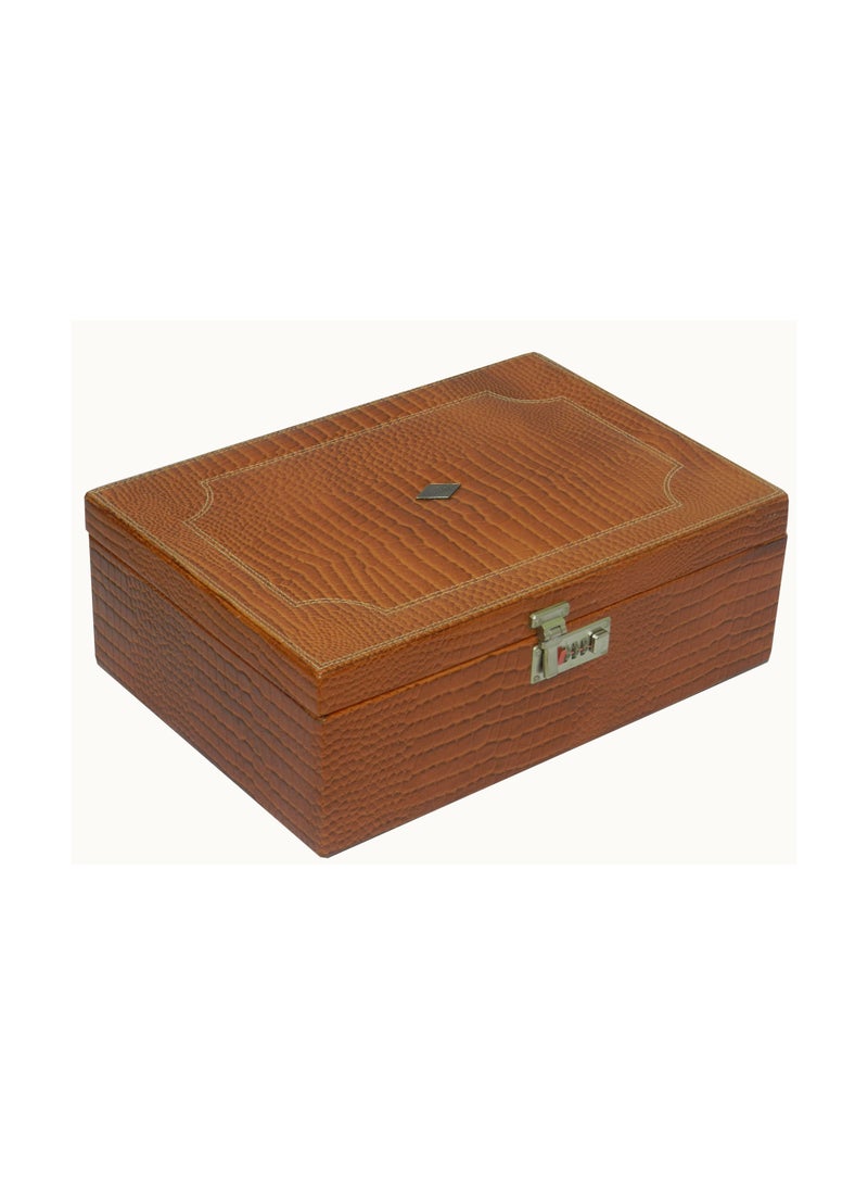 LAVERI LEATHER Laveri Genuine Leather Designer New Collection 15 Watch ,Pen And Ring Case And Jewellery Box  - Image 4