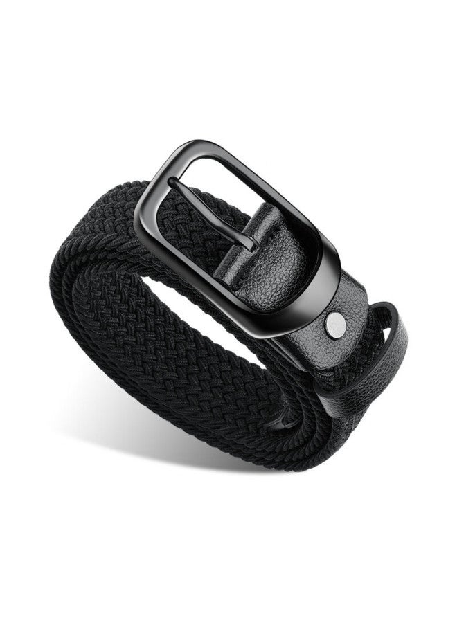 Jevi Men's Elastic Woven No-drill Belt, Trendy Elastic Waistband For Men And Women, Canvas Belt For Military Training, Trouser Belt, Qixi Gift - Image 3