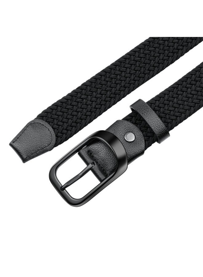 Jevi Men's Elastic Woven No-drill Belt, Trendy Elastic Waistband For Men And Women, Canvas Belt For Military Training, Trouser Belt, Qixi Gift - Image 5