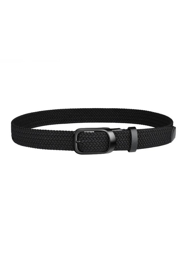 Jevi Men's Elastic Woven No-drill Belt, Trendy Elastic Waistband For Men And Women, Canvas Belt For Military Training, Trouser Belt, Qixi Gift - Image 2