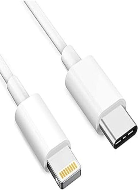 USB Type C to Lightning Data Charging Cable 100cm White