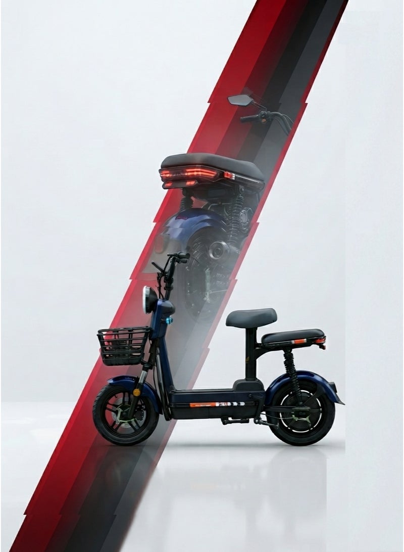 High-Performance 800W Electric Scooter – 48V 12000mAh Long-Range Commuter with 60 km/h Top Speed, Durable All-Terrain Design, and Enhanced Stability - Image 3