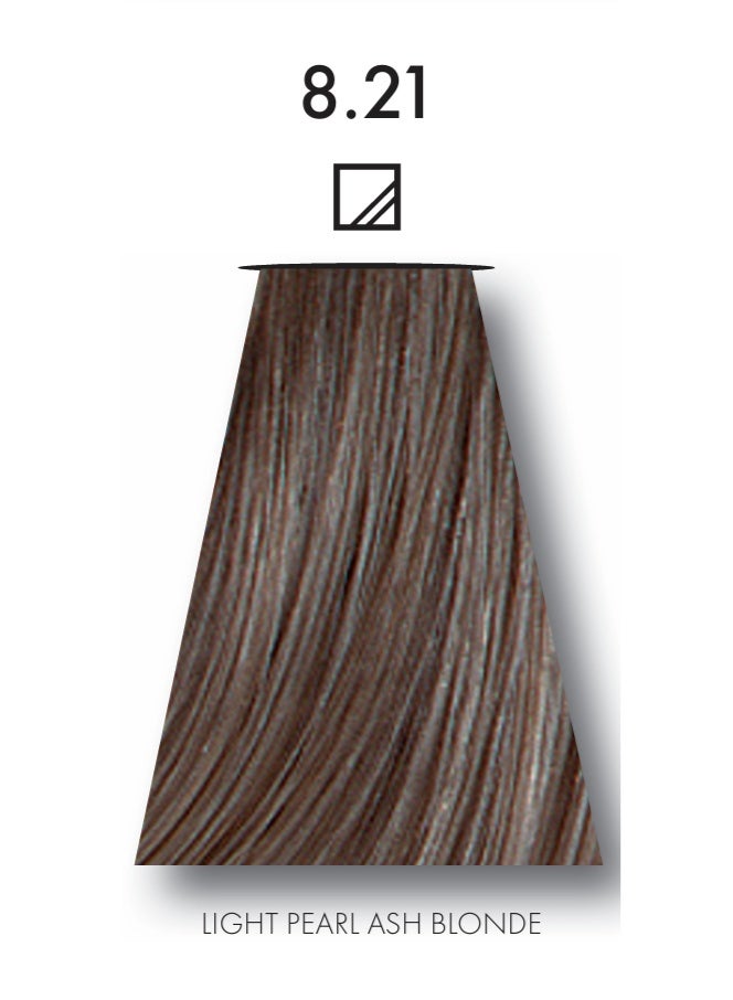 Keune Tinta Color Hair Dye 8.21 - LIGHT PEARL ASH BLONDE Color - Image 2