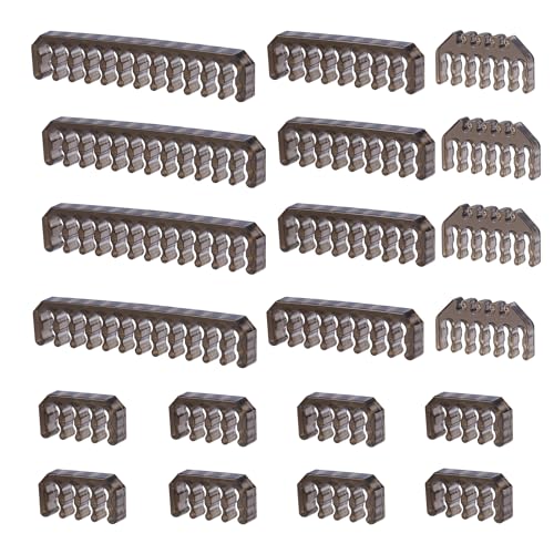 Formulamod 12VHPWR Comb Kit, 20 Pieces Set PSU Cable Extension Comb Kit 24pin ATX /4+4pin EPS /12+4pin (Transparent Black) - Image 4
