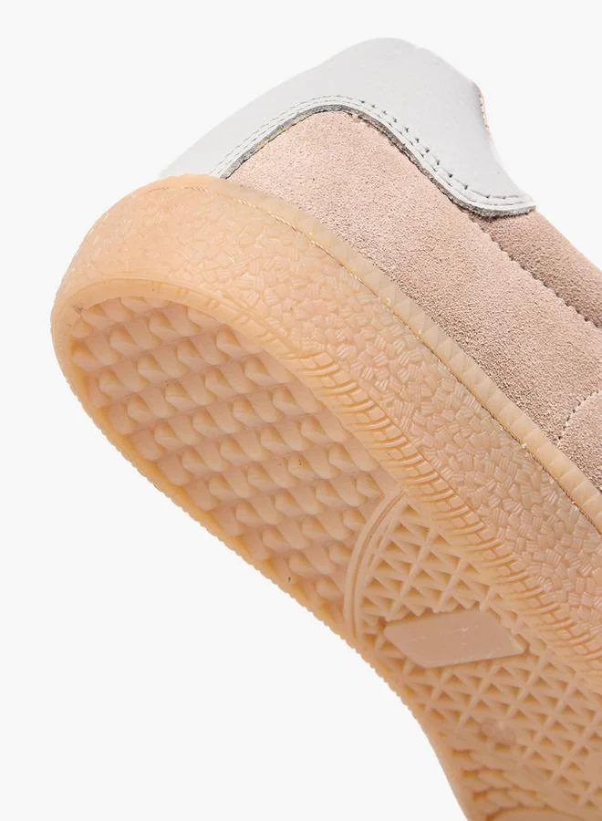 Duchini BEIGE Women Lace-Up Leather Ankle Sneakers for Women | Best Price UAE