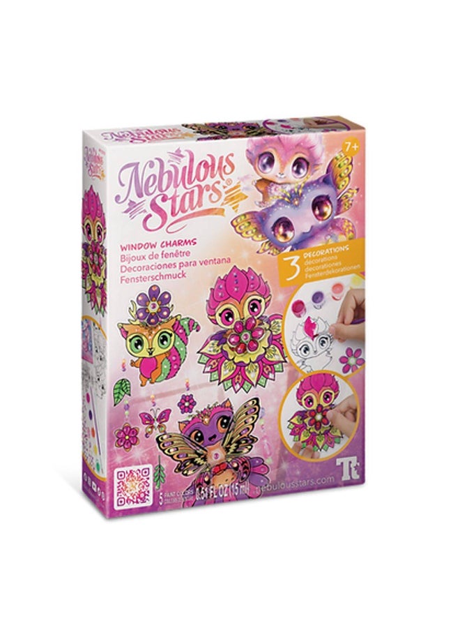 Nebulous Stars Animoulous Window Charms Craft Kit (3 Charms) - Image 1