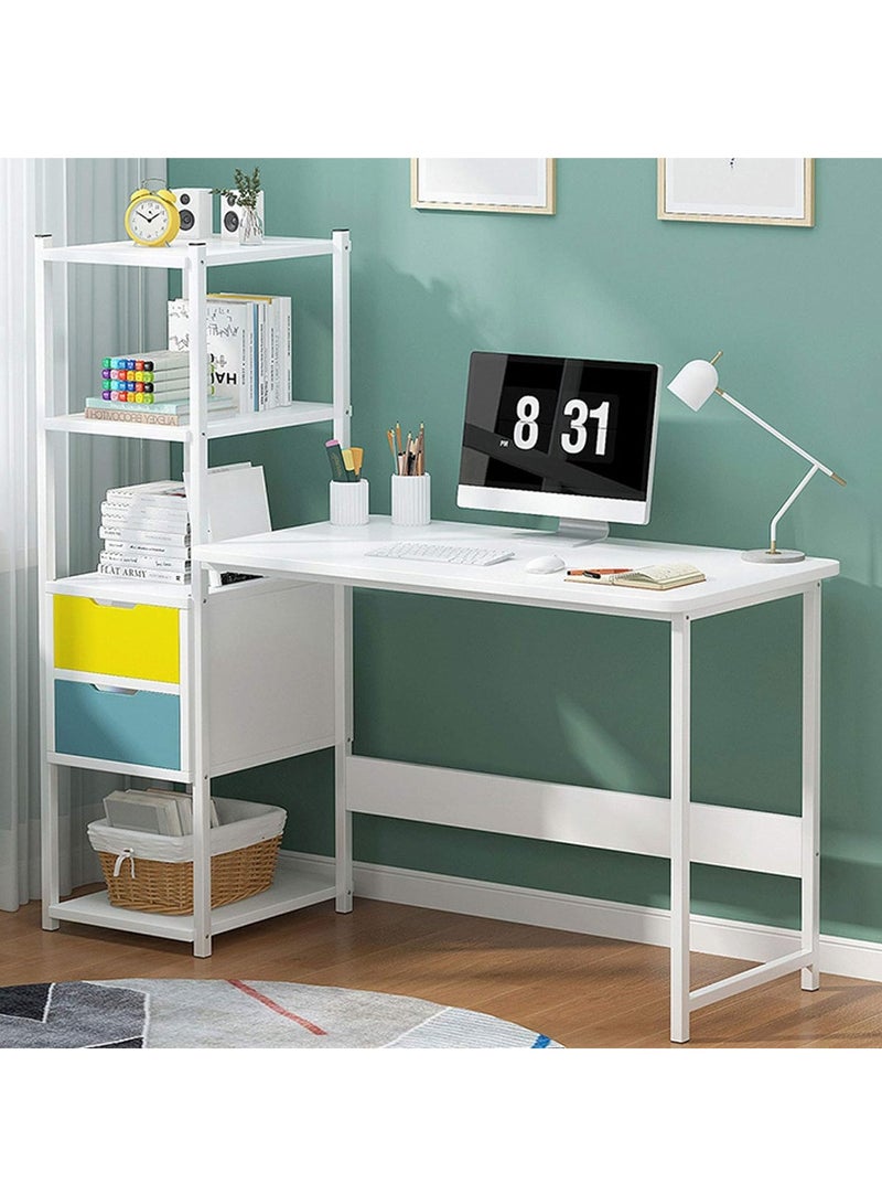 DubaiGallery Set of Ergonomically Backrest Designed Moveable Height Adjustable Office Chair and Upgraded Computer Laptop Desk for Home Office - Image 3