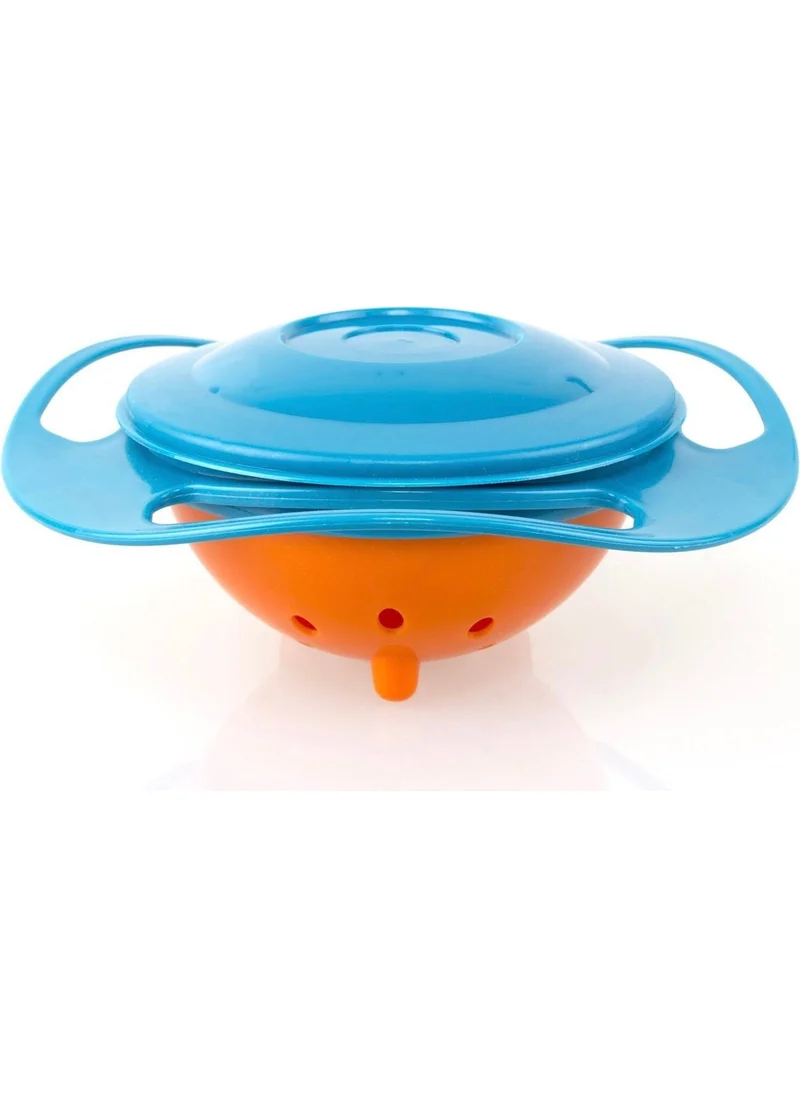 Mor Bebe Purple Bebe 360 ​​Degree Rotating Food Non-Spilling Plate I Non-Spilling Plate I Fun Plate That Doesn't Spill Its Contents