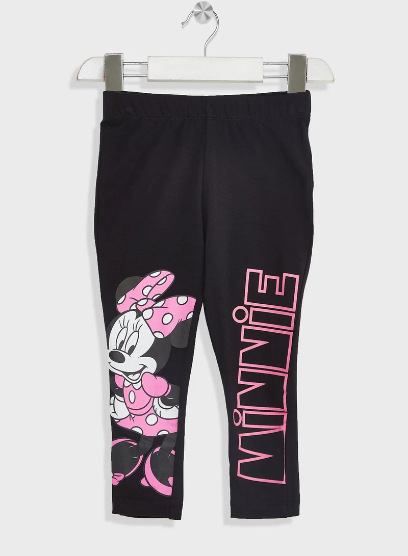 Disney Minnie Mouse Girls' Leggings In Hd-Pigment
