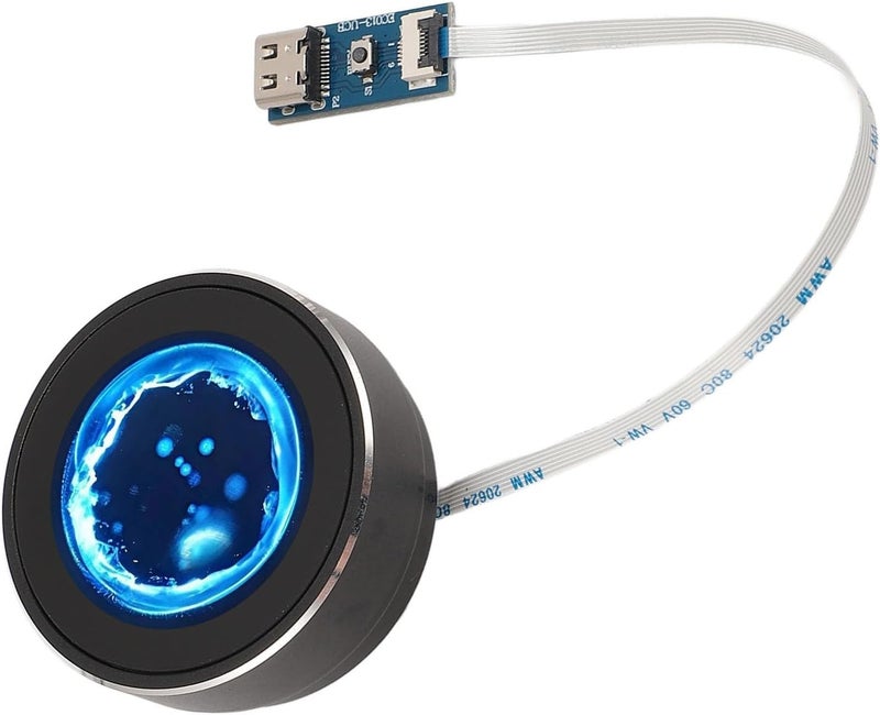 1.3 Inch Round Touch Display, Round Capacitive Touch Screen Module, 320x240 LCD Serial Screen with Encoder and Tempered Glass for Smart Home Control Systems - Image 4
