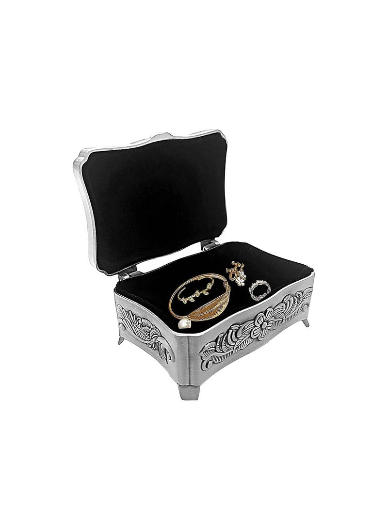 GGOOT 1 x Jewellery Box Organiser for Travel Jewelry Storage Case Jewelry Case for Women and Girls Rings, Earrings, Necklace Organizer Jewelry Storage Box - Image 4