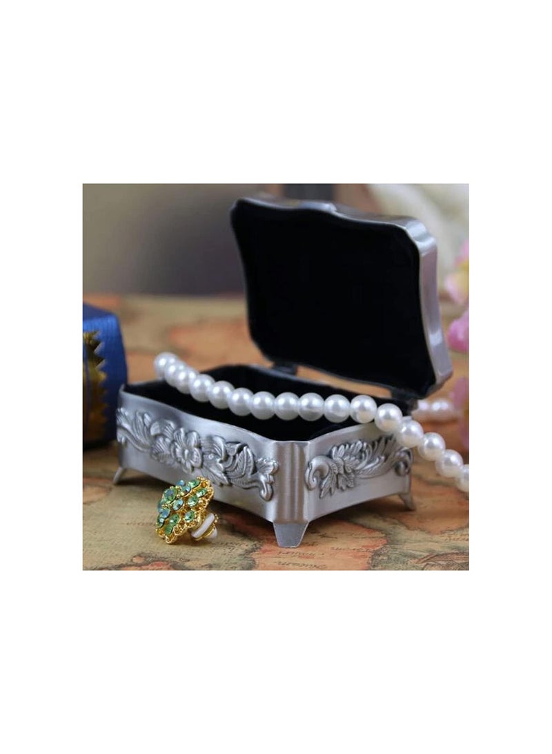 GGOOT 1 x Jewellery Box Organiser for Travel Jewelry Storage Case Jewelry Case for Women and Girls Rings, Earrings, Necklace Organizer Jewelry Storage Box - Image 5