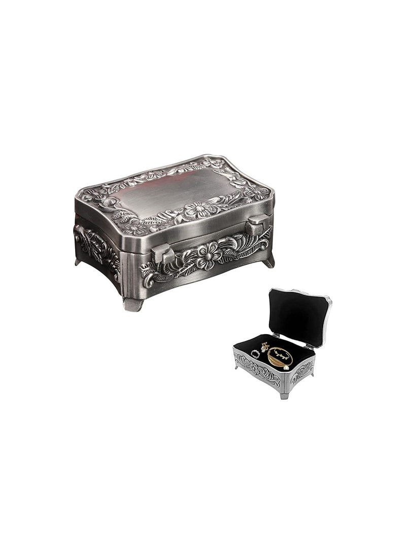 GGOOT 1 x Jewellery Box Organiser for Travel Jewelry Storage Case Jewelry Case for Women and Girls Rings, Earrings, Necklace Organizer Jewelry Storage Box - Image 1