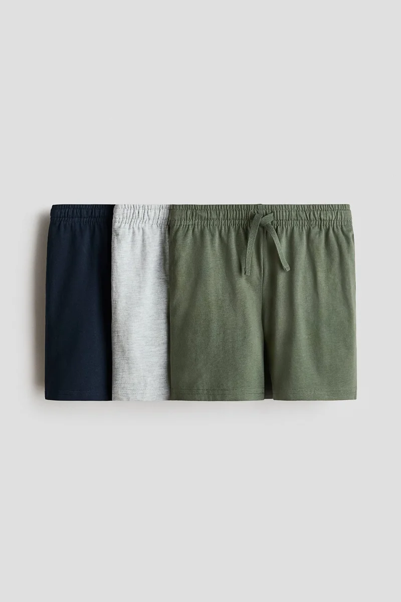 H&M 3-pack cotton shorts