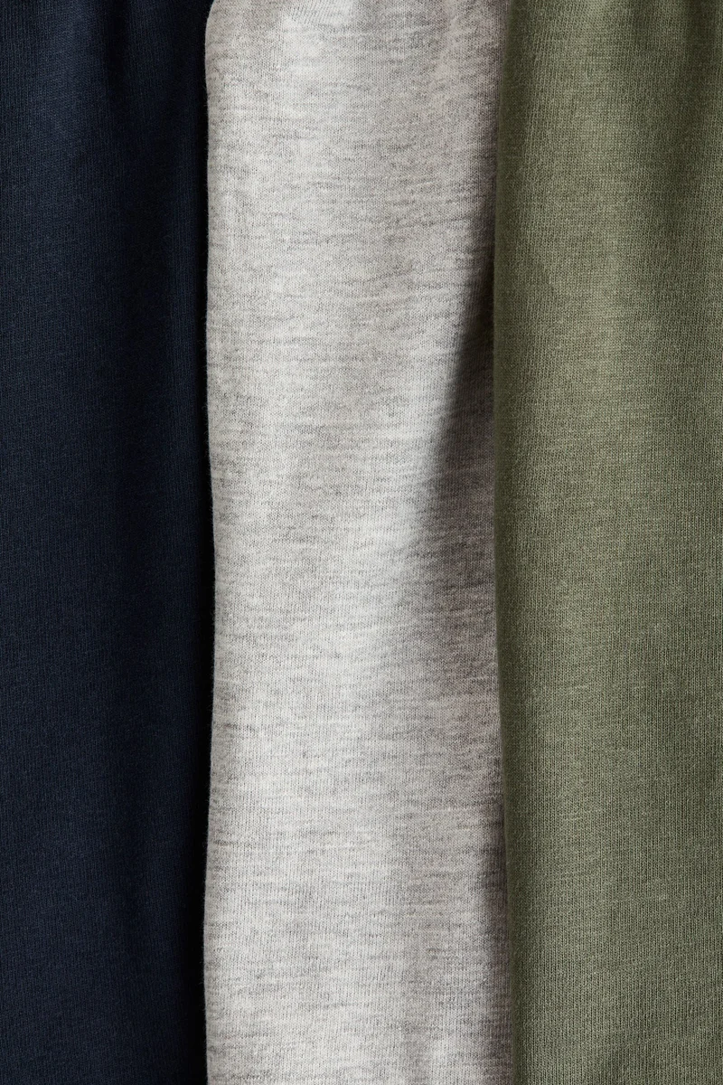 H&M 3-pack cotton shorts