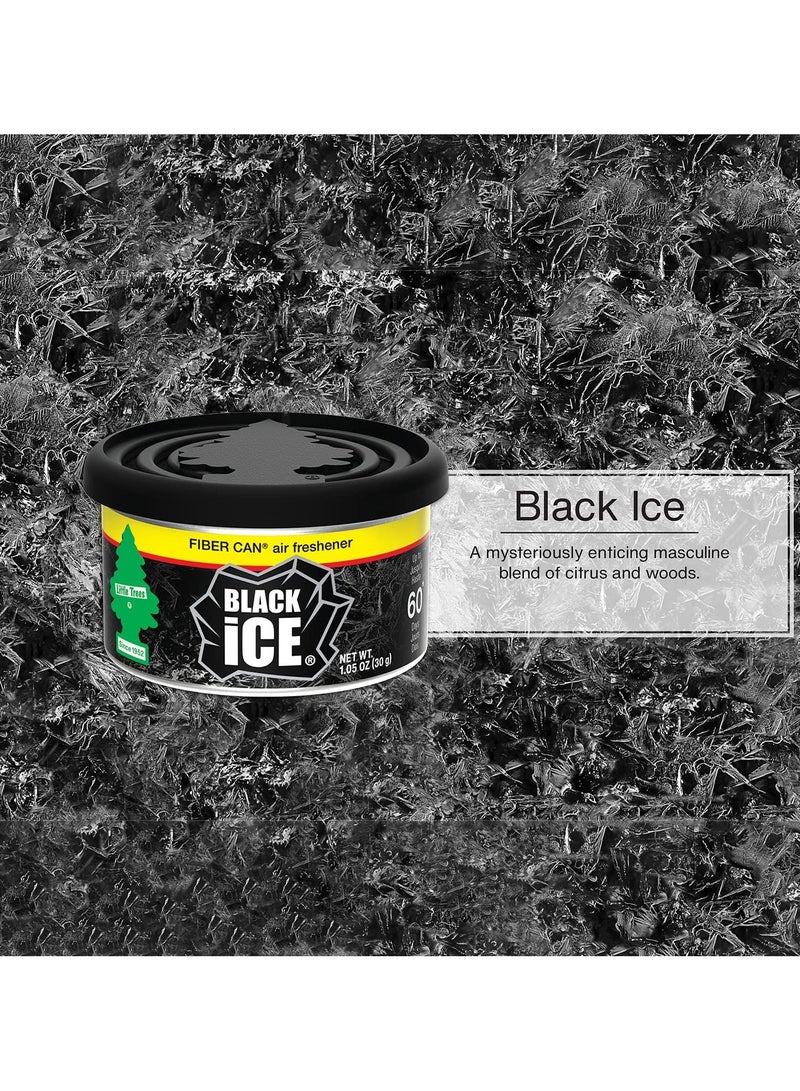 Little Trees Little Trees Fiber Can-Black Ice Car Air Freshener - Image 5