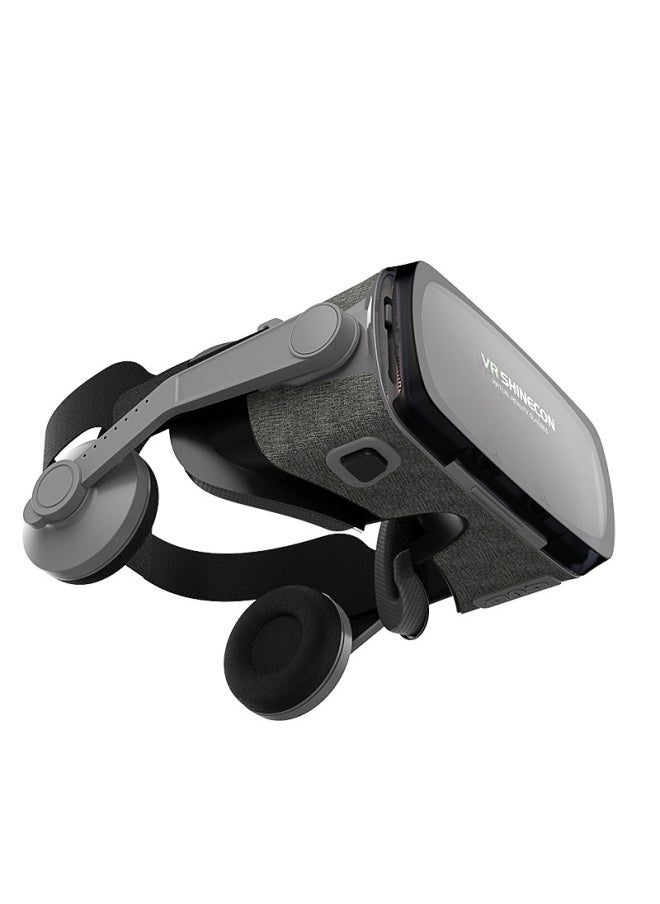 Generic VR Glasses Thousand Magic 9 Generation VR SHINECONG07E Fabric Virtual Reality 3D Helmet-Color:G07E +052 Handle  - Image 2