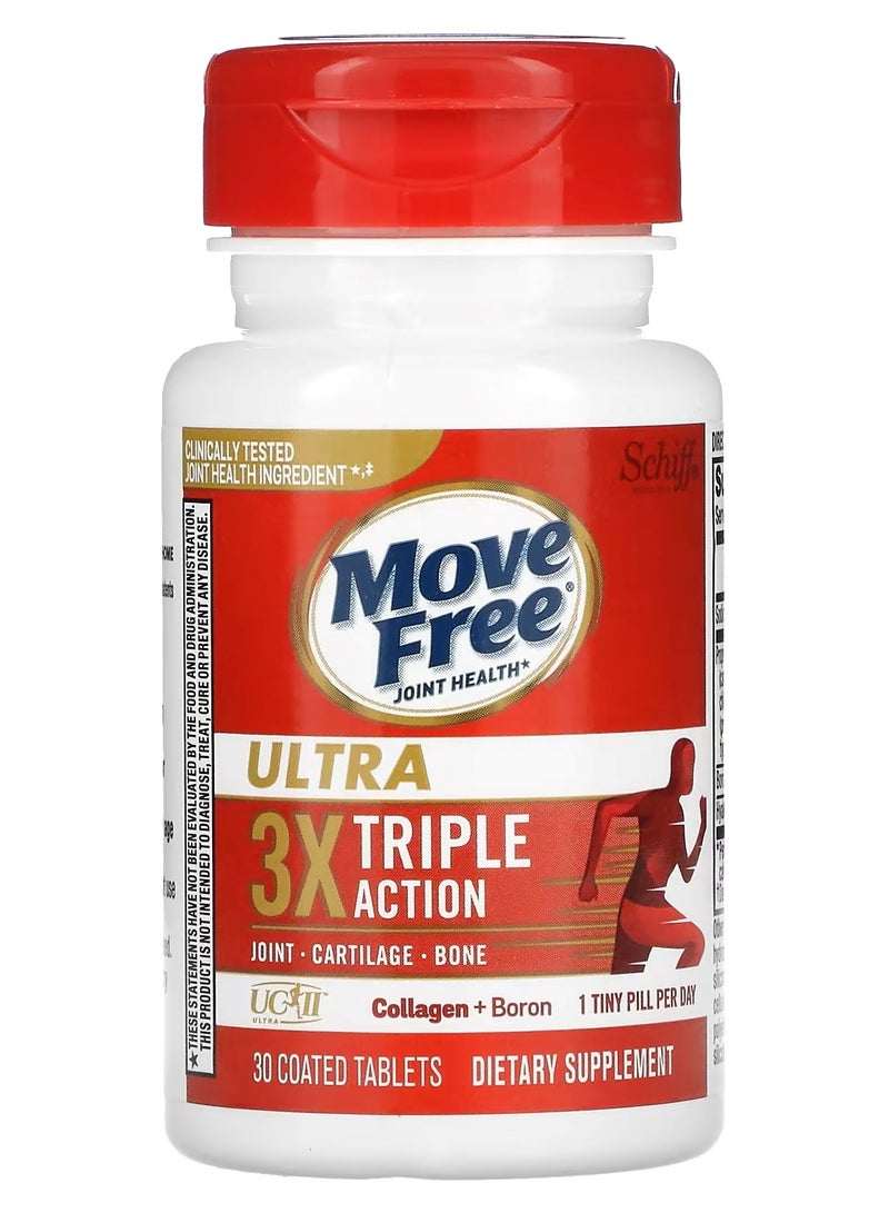 Schiff Move Free Move Free Joint Health Triple Action 30 Coated Tablets  - Image 2