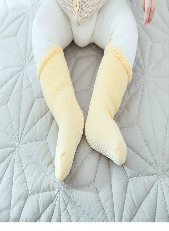 Baby Socks, Toddler, Unisex Warm Thick Cotton, Non Slip Grip, Size 0-36 Months, 6 Pairs Packs, 6 Colors. - Image 2