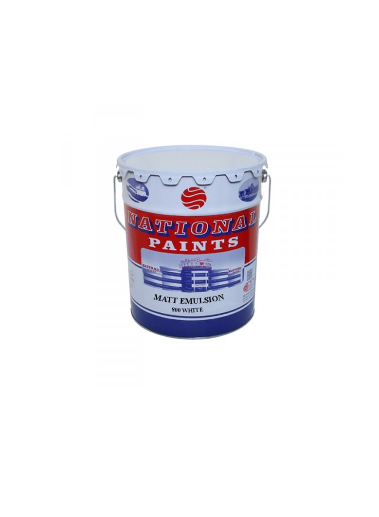 NATIONAL PAINTS NATIONAL PAINTS-Matt Emulsion 801 off White 3.6 L - Image 2