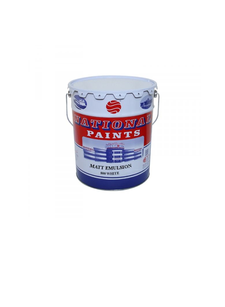 NATIONAL PAINTS NATIONAL PAINTS-Matt Emulsion 801 off White 3.6 L - Image 3