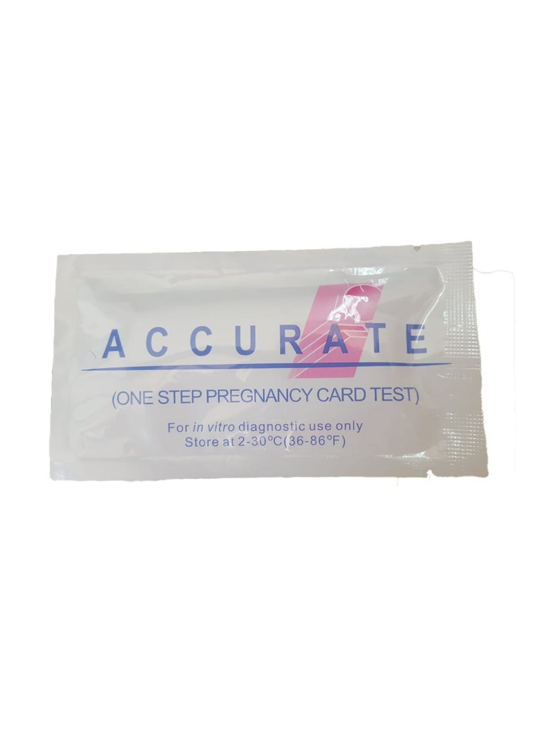 أكيوريت اختبار الحمل Accurate بخطوة واحدة على شكل بطاقة - Image 1