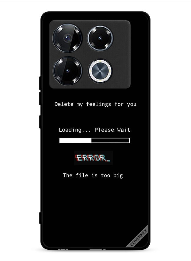 Covernex Infinix Note 40 Pro Plus 5G Protective Case Cover Delete My Feelings For You Wallpaper - Image 1