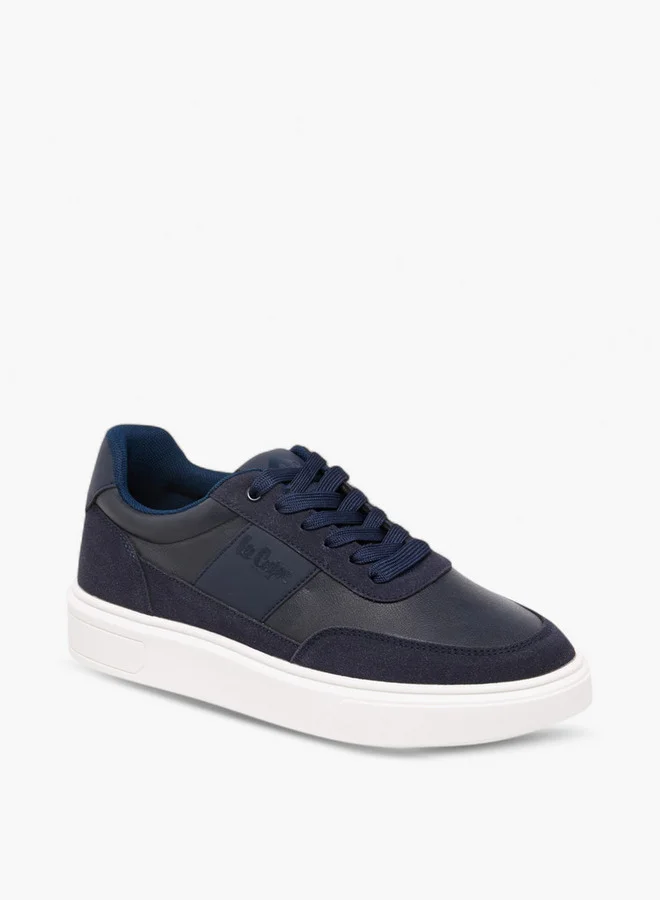 Lee Cooper Men's Solid Lace-Up Sneakers