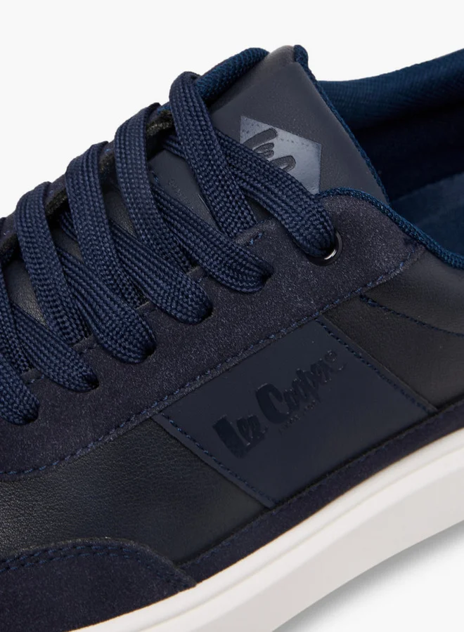 Lee Cooper Men's Solid Lace-Up Sneakers