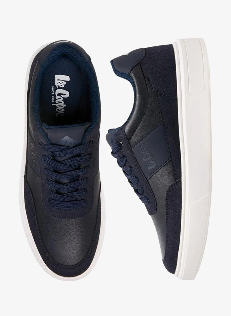 Lee Cooper Men'S Solid Lace-Up Sneakers