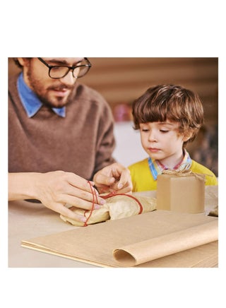 Kraft Gift Wrapping Tissue Paper Sheets for DIY Crafts, Gift Bags, Holidays, Birthdays, 50 x 75 cm (50 Sheets) - view 3