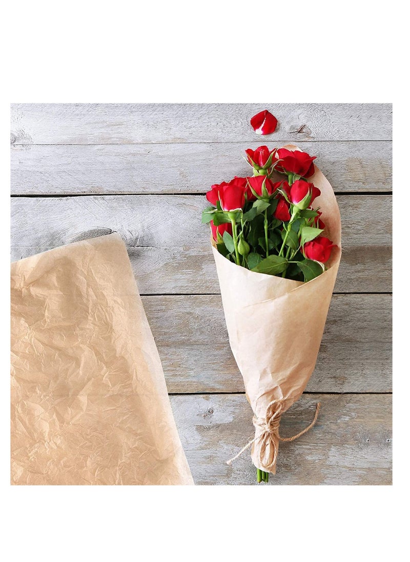 MARKQ Kraft Gift Wrapping Tissue Paper Sheets for DIY Crafts, Gift Bags, Holidays, Birthdays, 50 x 75 cm (50 Sheets)  - Image 5