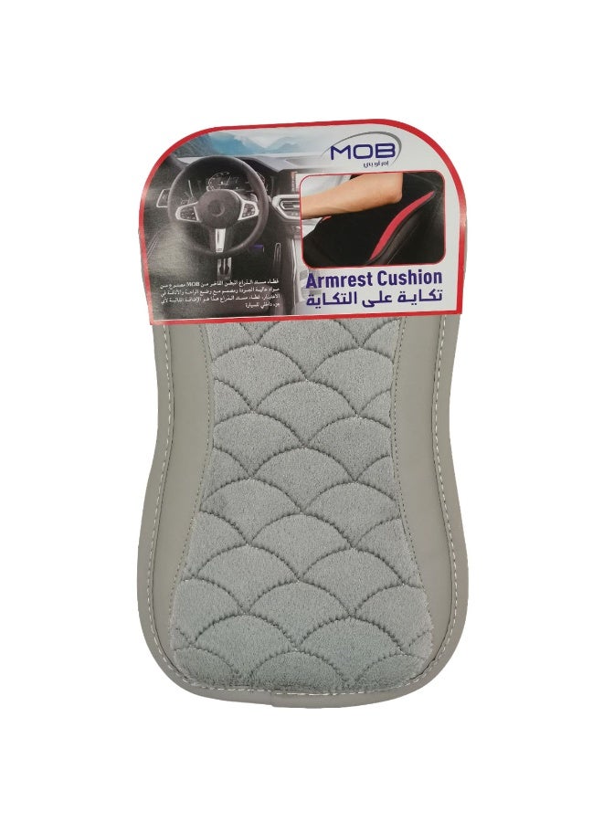 MOB Car Armrest Cushion Soft Memory Foam Elbow Support Pad Center Console Cover Wear Resistant Protector Universal Fit - Image 2