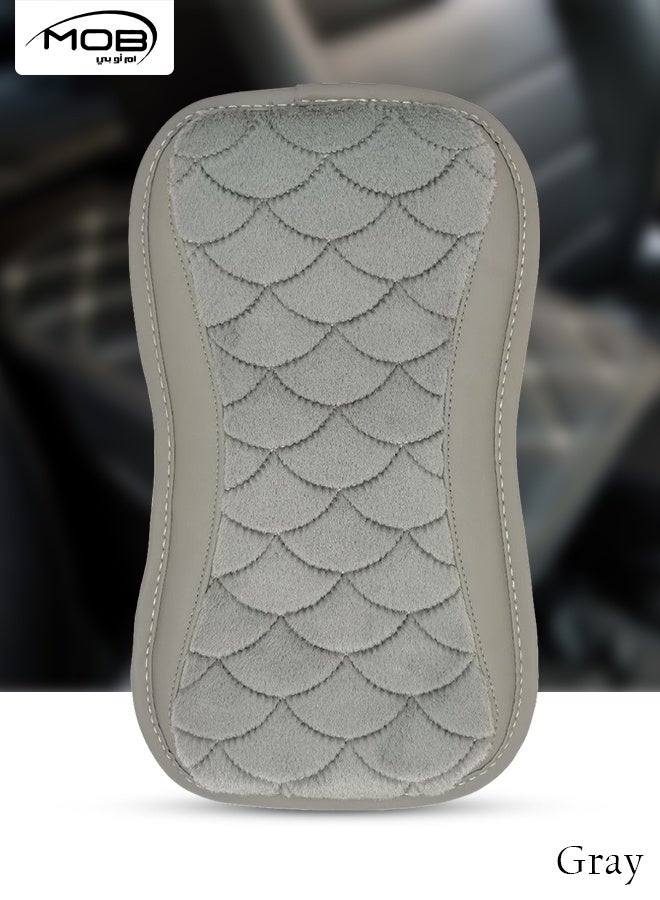 MOB Car Armrest Cushion Soft Memory Foam Elbow Support Pad Center Console Cover Wear Resistant Protector Universal Fit - Image 5