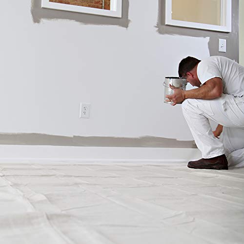 Trimaco SuperTuff 10 oz thick Heavyweight Canvas Drop Cloth, 12-feet x 15-feet, Tan - Image 3